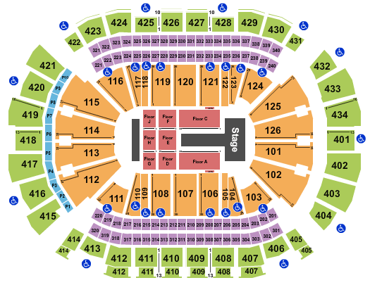 Toyota Center Shakira Seating Chart